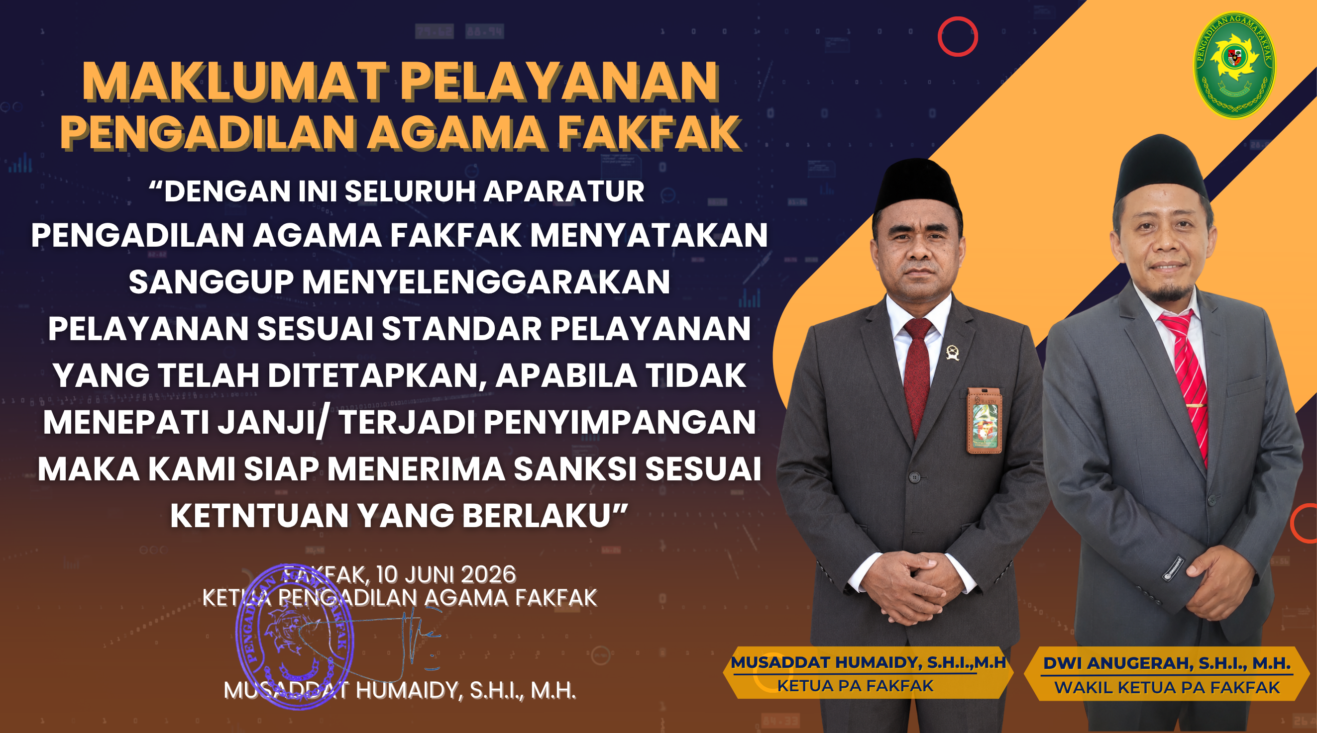 MAKLUMAT PELAYANAN