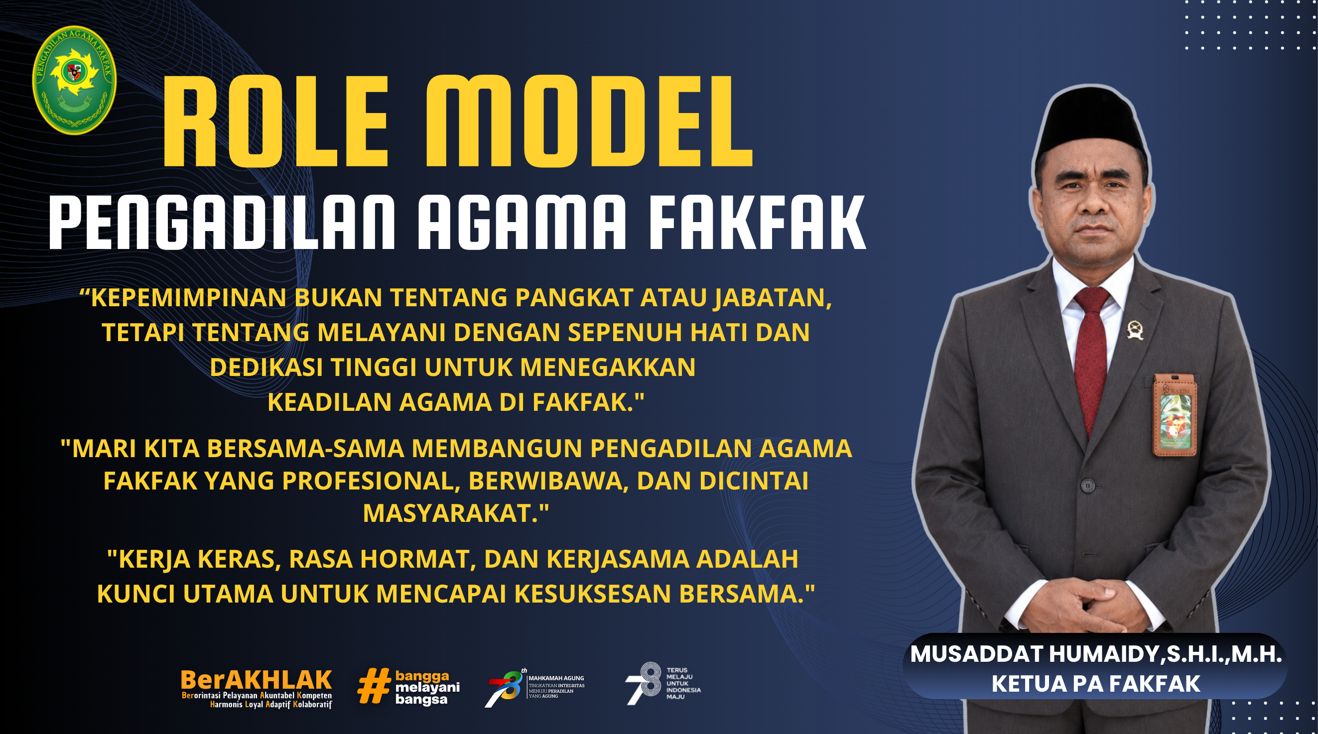 ROLE MODEL PA FAKFAK