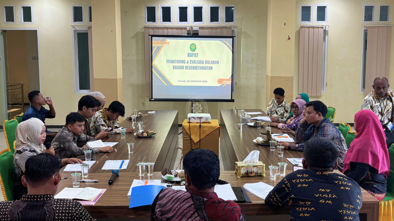 rapat monev agustus 2